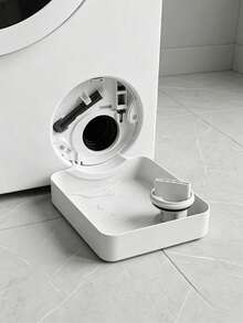 1pc Washing Machine Drain Tray, Laundry Room Essential Floor Protection Pan, Prevent Water Overflow, Durable Home Storage Solution Accessory, Suitable For Laundry Area Cleaning Supplies, Halloween, Wedding, Christmas, Candy Bag, Room Decor - Multicolor - View 3