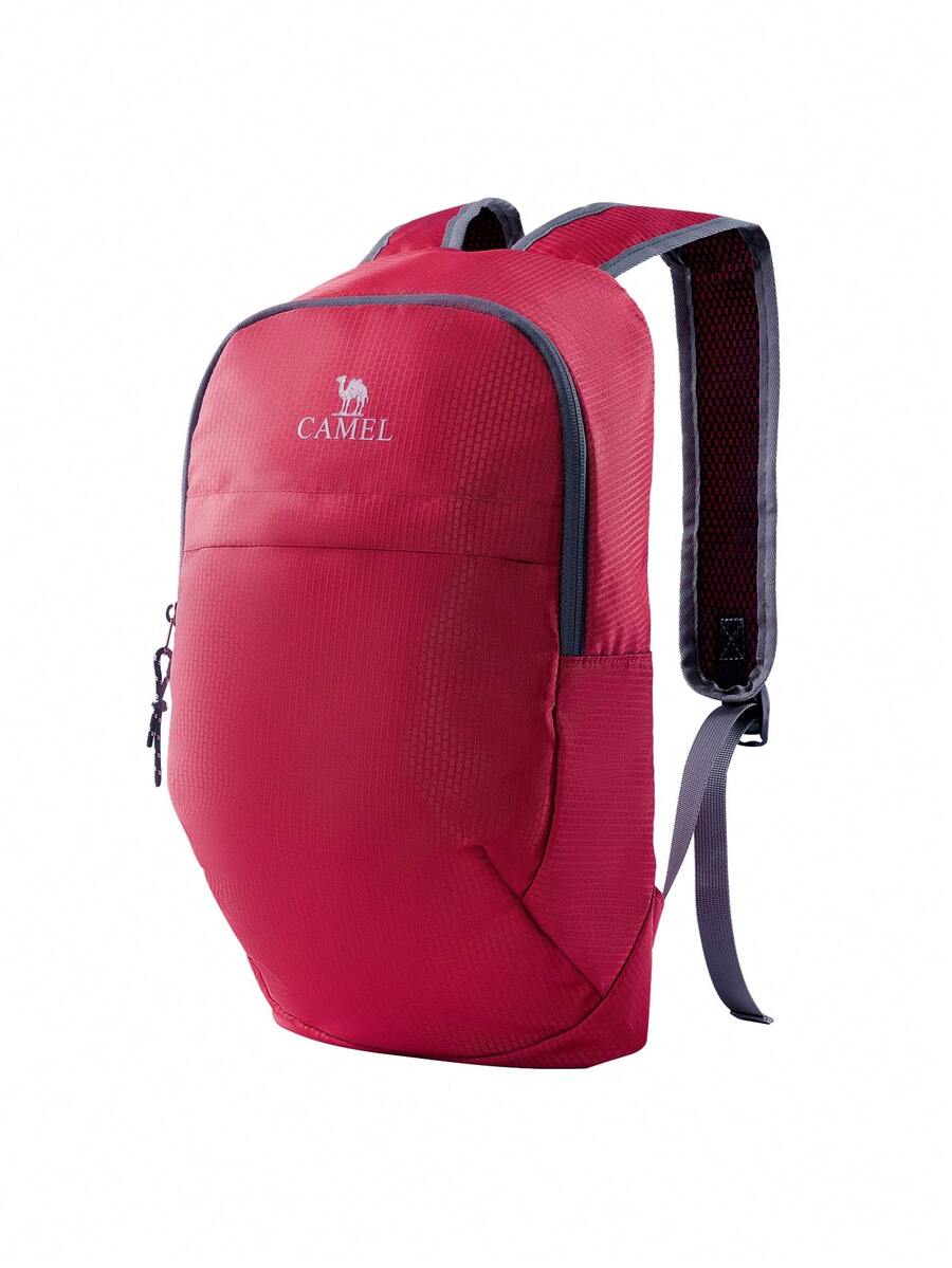 CAMEL CROWN Unisex Lightweight Foldable Backpack, Outdoor Sports Daypack, Casual Travel Hiking Backpack For Men Women - Red - View 1