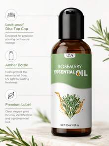 Rosemary Essential Oil Multiple Sizes 100ml 30ml For Diffuser, Diffuser Stone, Humidifier, Candle, Suitable For Bedroom, Car, Room, Bathroom, Home Decor Etc., Gentle & Fresh, Alcohol-Free - Rosemary Essential Oil - View 8