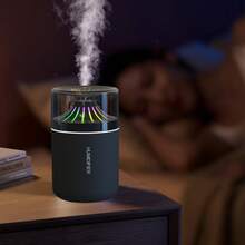 1pc Mini USB Air Humidifier With Colorful LED Night Light, Portable Ultrasonic Cool Mist Humidifier, Quiet Desktop Car Humidifier, Suitable For Bedroom And Office - Mist - View 11