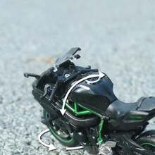 1/18 合金賽車摩托車模型 Panigale V4S,仿真壓鑄摩托車,男孩收藏裝飾禮物 - 彩色 - 查看 3
