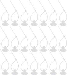 20 Pack Aquarium Suction Cups |   Suction Cup With Clip, Adjustable Ties, Holding Airline Tubing CO2 Hose - 30 Pcs - View 5