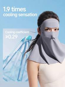 Beneunder Lightweight Seamless Neck-Covering Sun-Protective Mask AL207 - Grey - View 6
