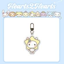 1pc Hearts2 Hearts Cartoon Animal Acrylic Keychain, Full Set Of 10 Cute Rabbit, Sheep, Cat, Monkey, Tiger Pendants, High-Definition Double-Sided Printed Pattern, Wear-Resistant And Scratch-Resistant, Portable Spring Clip Design, Can Be Hung On Backpack, Bag, Keys, Girlish Cute Style Peripheral, Student Daily Decoration, Best Friend/Couple Gift, Idol Collection Small Pendant. This Is A Gift That Is Hard To Resist. - Multicolor - View 7