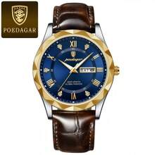 CTPOR POEDAGAR Men's Luxury Waterproof Luminous Date Calendar Stainless Steel Quartz Watch, Business Birthday Gift, Student Essential, Back To School, Halloween - Multicolor - View 11