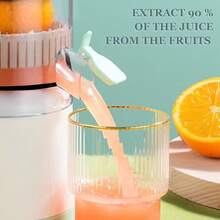 FUTUREM Exprimidor Automático de Cítricos Recargable USB, Extractor de Jugo Portátil de Alta Potencia para Frutas Frescas, Cocina, Oficina y Uso Diario - verde menta - Ver 11