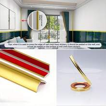 16.4ft L-Shaped Self-Adhesive Flexible PVC Furniture Edge Trim, Cabinet, Drawer, Table And Door Edge Protection Decorative Sealing Strip - Multicolor - View 8