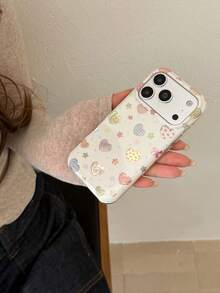 Blue Polka Dot Colorful Star Heart Pattern Phone Case Compatible With Apple 17 Pro Max 16 Pro Max New 13 Women's 14/15 Pro Shockproof 18 Pro Max Dual Layer Phone Cover 18 - White - View 4