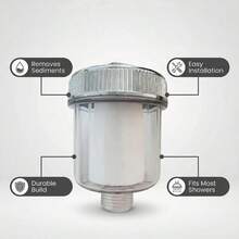 This Shower Filter Features A Transparent Visible Shell, Allowing You To Easily Monitor The Internal Filter Status And Consumable Wear For Timely Replacement And Maintenance. The Top Is Equipped With A Glossy Non-Slip Screw Cap, Making Disassembly And Assembly Simple And Convenient, Allowing You To Open And Close The Shell By Hand Without Any Additional Tools. Installation Is Straightforward, With A Direct Screw-On Assembly. The Shell Is Durable And Resistant To Water Pressure, Suitable For Daily Bathroom Use. - Multicolor - View 6