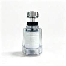 這款水龍頭濾水器適用於大多數標準水龍頭接口,無需複雜工具即可快速手動安裝與拆卸。採用透明外殼設計,方便您視覺監控濾芯使用狀況並及時更換。支持 360 度自由旋轉,可靈活調整出水角度以滿足不同使用場景,濾芯更換過程便捷 - 多色 - 查看 7