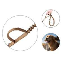 Conjunto de Coleira e Guia de Nylon Ajustável para Cachorro, Equipamento de Passeio Anti-Puxão Resistente de Cor Sólida, Durável para Cães Pequenos, Médios e Grandes, Passeio Diário, Caminhada e Treinamento de Cães - Multicolorido - Visão 3