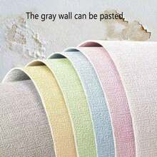1/5 Rolls, Single Roll Size 280*50cm, Waterproof & Moisture-Proof White Thickened Wall Sticker For Dusty Walls, Self-Adhesive Wallpaper For Bedroom Renovation And Home Decor - 280*50cm - View 7