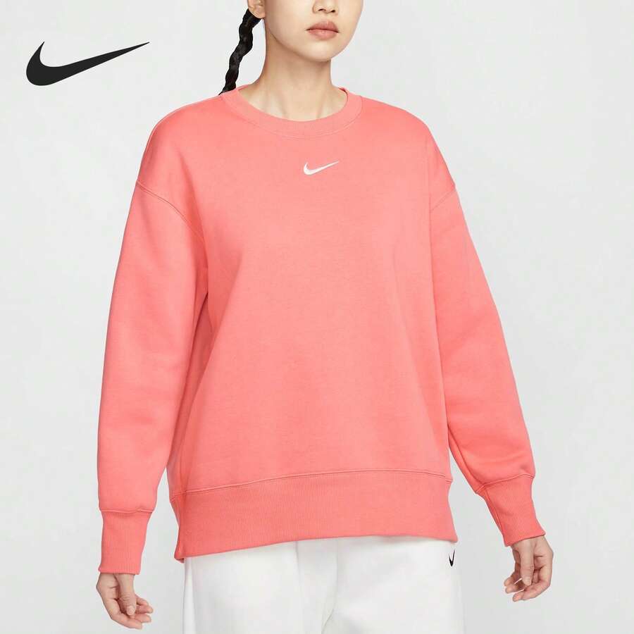 Nike Genuine Oversize Thermal Lined Crew Neck Sports Sweatshirt FZ4271-814 - FZ4271-814 - View 1
