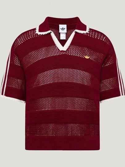 Adidas Originals Women's RESORT S POLO Knit Collar Short Sleeve Polo Shirt TKX0714