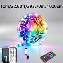 Smart LED Light Strip For Bedroom And Gaming Room, Extra Long 2 Rolls, RGB Color Changing, APP Remote Control, Music Sync, Cuttable USB LED Light, Room Decor TV Backlight, Halloween Gift - Mini White - View 16