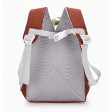 1pc Forest Fairy Tale Style Children's Backpack, Mushroom House & Rabbit Pattern Kindergarten School Bag For 3-5 Years Old Boys & Girls, Lightweight Double Shoulder Storage Bag - Multicolor - View 10