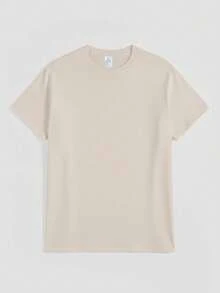 Women's T-Shirt With Dalmatian Dog Illustration T-Shirt |   Two Dalmatians On A Red Background Are Cool In The Summer - 杏色 - 查看 9