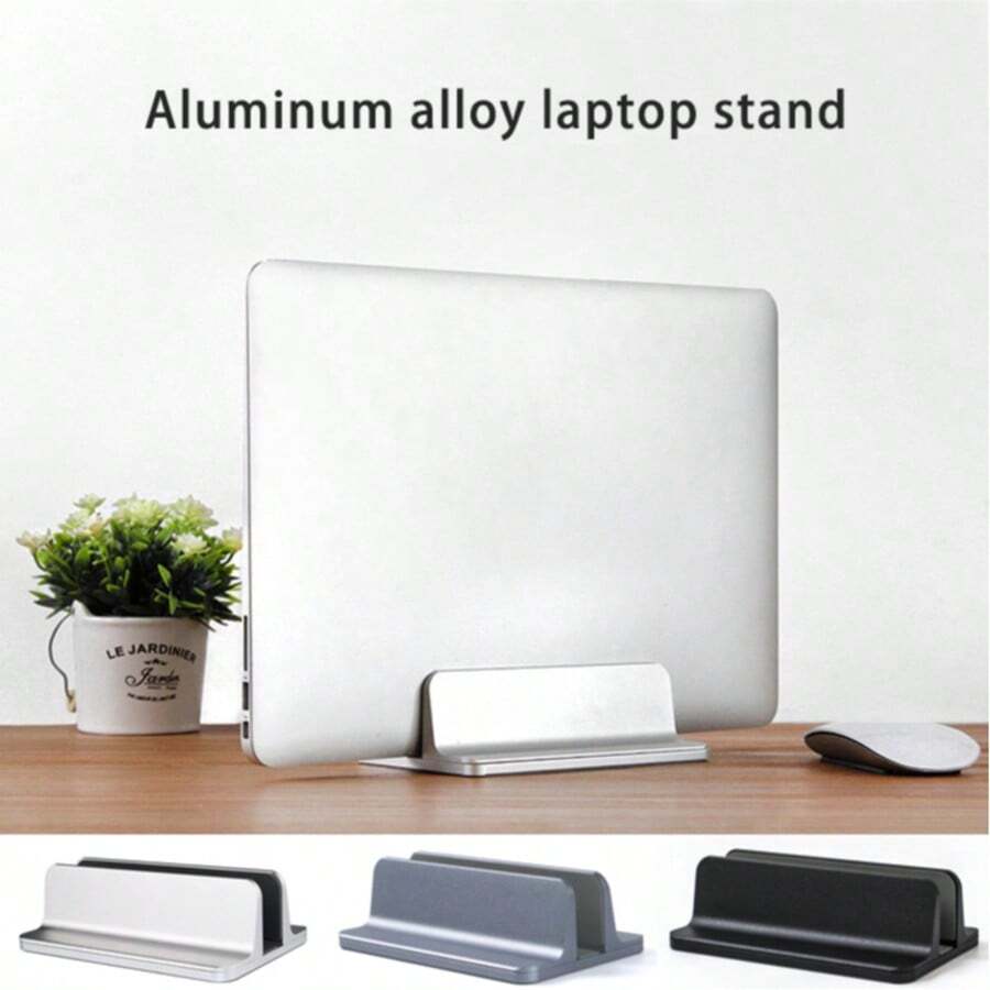 Laptop Stand For MacBook Neo A18 Pro 13 14 16 M5 M4 M3 M2 M1 Air 13 13.6 15 Inch Notebook Stand Foldable Aluminium Alloy Tablet Stand Bracket Computer Holder Can Be Expanded Laptop Vertical Storage Stand
