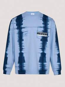 Adidas Originals Men's TOUR TEE LS Long Sleeve Knit Collarless T-Shirt TKW5675 - Mint Blue - View 1
