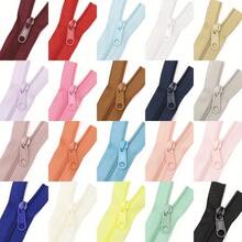 1 Set = 4 Zippers + 8 Plastic Zipper Pulls, 20 Colors Available, Zipper Set With Matching Color Plastic Zipper Pulls, Suitable For Clothing, Bags, Home Textiles And Other Sewing Tools - A - View 5