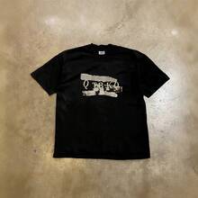 Women T-Shirts - 短袖--黑色--復古字母(ab面) - 查看 3