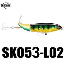 SeaKnight SK050 90mm 13g, SK051 130mm 39g, SK053 110mm 19g Whopper Plopper Surface Fishing Lure, Rotating Tail Hard Bait, Artificial Fishing Lure For Bass, Pike, Perch, Freshwater And Saltwater - Multicolor - View 10