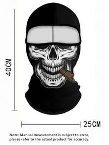 1pc Summer Thin Outdoor Funny Face Sun Protection Head Cover Hat, Sweat-Absorbent Breathable Cycling Face Mask Ice Silk Sunshade Multi-Purpose Neck Gaiter, Suitable For Spring/Summer, Essential For Cycling, Outdoor Running - Multicolor - View 5