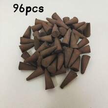 Ancient Method Essential Oil Infused Handmade (Musk Incense Cone) Emits Rich Fragrance, Suitable For Bedroom, House Cleaning, Meditation, Yoga And Clearing Negative Energy. Perfect For Home Or Room Purification. - Musk Incense Cone - View 6