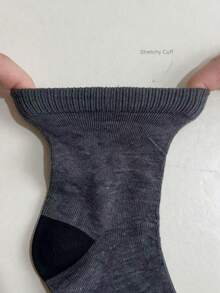 Combination Pack Classic Black, White, Grey 3-Color Unisex Mid-Calf Socks, Soft And Comfortable, Suitable For Daily Wear - A - View 7