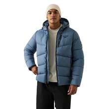 Reebok Mens Stretch Padded Jacket - Mineral Blue - View 3