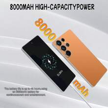 S26 Ultra: A Smart Phone With A Large Display, Fast Charging Capability, Type-C Port For Charging As Well As For Headphones; It Allows For Continuous Use Throughout The Day Without The Need For Frequent Charging. - Rose Gold - View 5