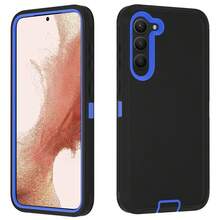 Durable Shockproof Protective Case For Phones - Black/Blue, Heavy-Duty Dual-LayercShock-Absorbing Protective Shell, With Port Dust-Proof And Scratch-Resistant, Compatible With IPhone Series, Unisex, Everyday Use - Black Blue - View 20