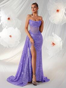 Vestidos de Boda - Morado - Ver 6