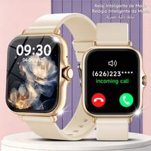 1pc Unisex HD Touch Screen Comfortable Silicone Strap Smart Watch With Message Reminder, Fitness Tracker, Calorie & Distance Tracking, Music Control, Remote Camera, Compatible With Smartphones, World Cup Party Sports Style - 彩色 - 查看 11