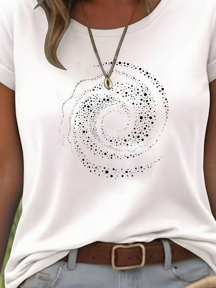 Women T-Shirts - 白色 - 查看 1