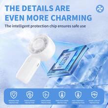 Handheld Small Fan, Mini Desktop Electric Fan, Portable USB Rechargeable, Student Dorm Cooling Gadget, 3-Speed Wind Speed Fast Cooling, For Home Office Travel, With 300mAh Battery - Handheld - View 2