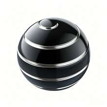 Rotating Sphere Fidget Gyro Ball, Pocket Sized Desktop Spin Toy, Quiet Smooth Rotation Focus Gadget, Stylish Hand Spinning Ornament, Premium Desk Accessory & Unique Gift For Adults - Multicolor - View 10