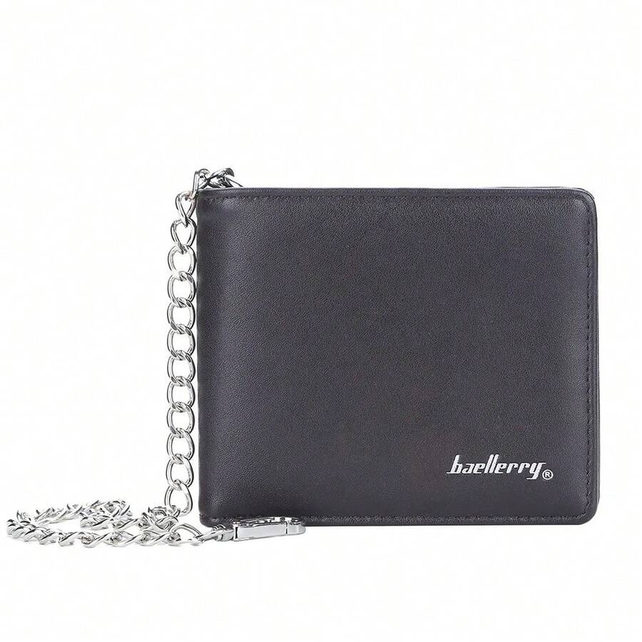 Men Wallet & Check Holder - Coffee Brown - View 1