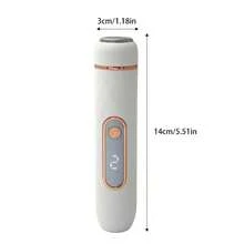 Electric Foot Callus Remover, Rechargeable Portable Foot File, 2 Brush Heads, Foot Care, Remove Dead Skin And Callus, Suitable For Men And Women, Foot Care Tool - A - View 10
