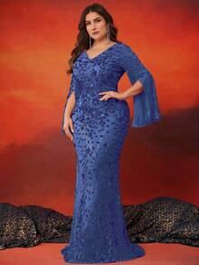 Vestidos de Boda - Azul grisáceo - Ver 6