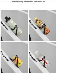 Aluminum Alloy Bicycle Water Bottle Cage, One-Piece Molded Adjustable Fit For Various Beverage Bottles, With Mounting Screws And Tools, 3 Colors Available - Multicolor - View 9