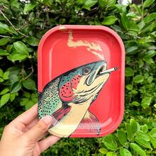 1件綠色鯉魚圖案捲盤，優質捲菸工具，理想的節日禮物 - 均碼 - 查看 8