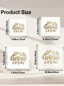 5/10/30/60/100pcs, Custom 3D Gold Metal Transfer Stickers, Personalized Logo Decals, For Birthday Gift Box, Favor Packaging Bags,Leather Wallets, Clear Glass Cups, Birthday Favor, Customizable Brand Label Decals, Custom Branding Stickers. - Multicolor - View 2
