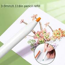 New Creative Mechanical Colored Pencil Set, Erasable And Replaceable Colored Pencil Leads, Suitable For Students, Artists And Creative Stationery, Used For Art Painting, Sketching And Writing - A - View 4