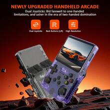 R36S 復古遊戲機－6色可選，IPS 全視角高畫質螢幕，ABS 材質耐用結構，3500mAh 可充電電池長效續航，最新 AKS 作業系統掌上遊戲機 - 查看 4