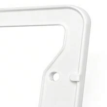 2D Flat, 1pc Small Floral Pastoral Fresh And Natural Style American Standard License Plate Frame, Suitable For Spring Outings And Camping Scenes, Car Decoration, Personalized Protective Frame, Suitable For Sedans And SUVs, Universal Style - 16*31 - View 3