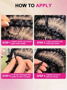 ISEE Hair Water Wave Feather Crochet Human Hair 16-24 Inch For Boho Braids Natural Look Defined Waves Pre-Separated Crochet Hair Extensions Knots Friendly Time-Saving Wear Fluffy Texture Suitable For Beginners - SNatural - View 8