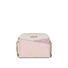 Michael Kors Jet Set Travel Logo Women's Shoulder Sling Bag 35S5GTVC6B PWD BLSH MLT - 粉紅色35S5GTVC6B PWD BLSH MLT - 查看 1