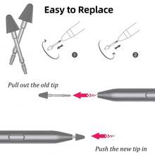 StylusPencil Nibs For Gen 2 Pen Stylus Replacement Refill Easy Installs Spare Pen Tip - Grey - View 8