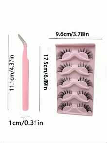 Natural Volume Cluster Lash Extensions Thin Band Individual Lashes Soft Lightweight DIY Eye Makeup Lashes - View 3